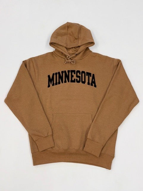 Khaki Hoodie Felt Applica