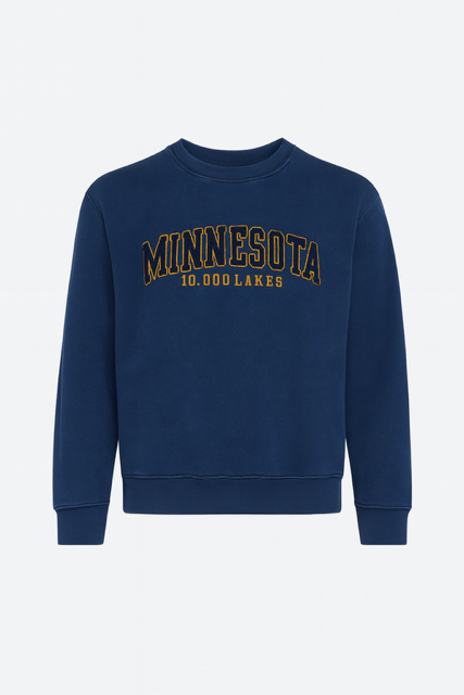Youth MN Applica Crewneck Pacific Blue