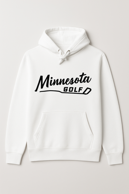 Minnesota Golf White Hoodie