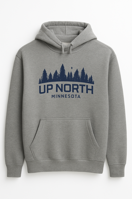 Minnesota Up North Tree Hoodie
