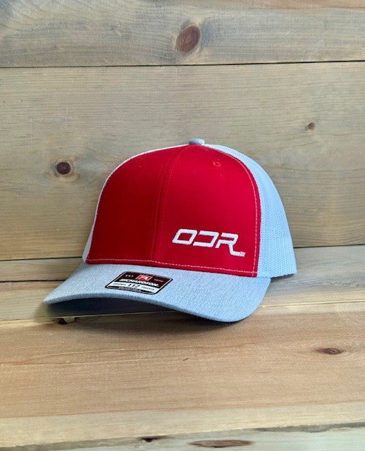 ODR BB Hat Red/White/Heather Grey