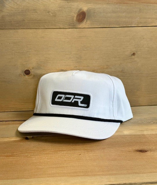 ODR BB Hat Snapback Five-Panel Rope Cap White