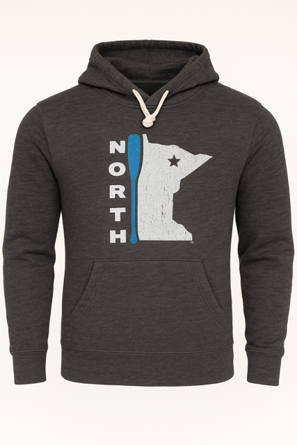 Paddle North Triblend Grey Hoodie